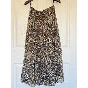 Ted Baker Double Layered patterned Midi Skirt (Size 1 / US 4-6)